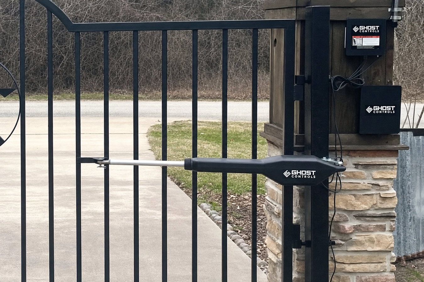 Automatic gate installation
